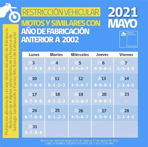 calendario restricción vehicular 2024